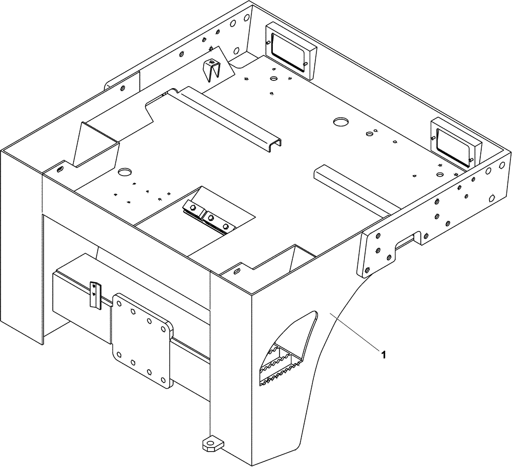 Схема запчастей Case DV202 - (12-60/12[01]) - SIDE FRAMES - REAR (12) - Chassis/Attachments