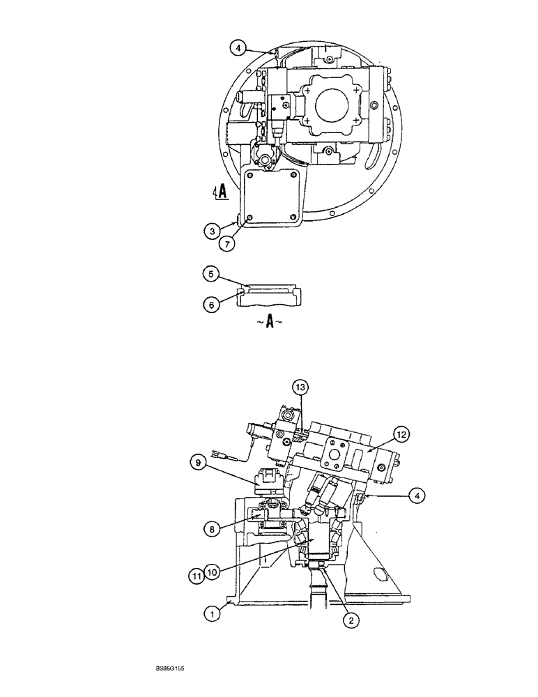 Схема запчастей Case 9060B - (8-088) - HYDRAULIC PUMP, HOUSINGS, MAJOR SUBASSEMBLIES, AND RELATED COMPONENTS (08) - HYDRAULICS