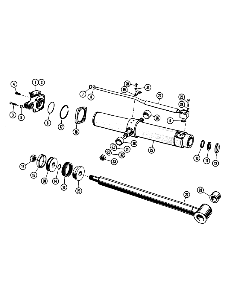 Схема запчастей Case W7 - (276) - A17346 AND A17347 TILT CYLINDERS (08) - HYDRAULICS