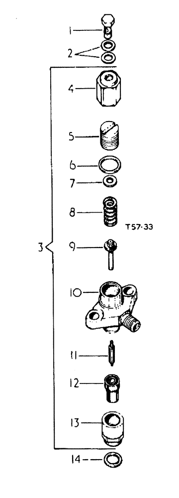 Схема запчастей Case 500 - (12-068) - INJECTION NOZZLE DIESEL ENGINE No Description