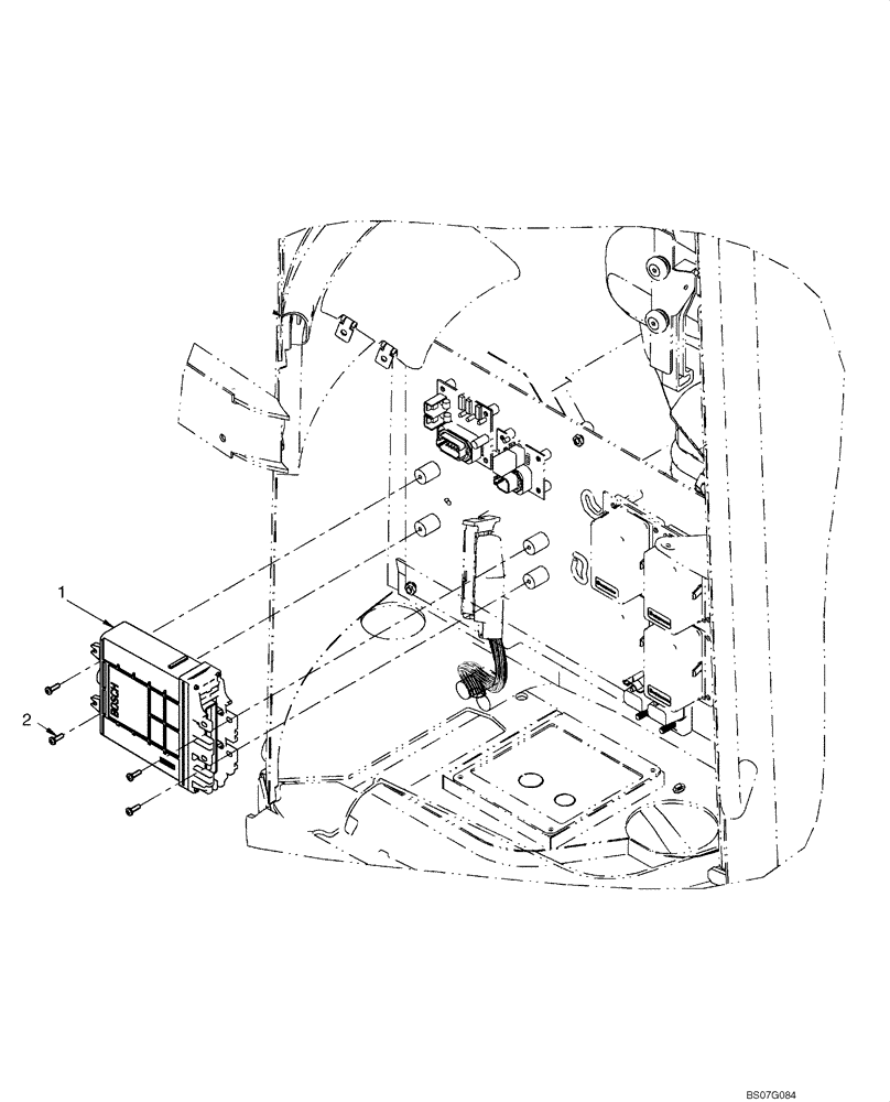 Схема запчастей Case 521E - (04-16) - ELECTRICAL - TRANSMISSION CONTROL (04) - ELECTRICAL SYSTEMS