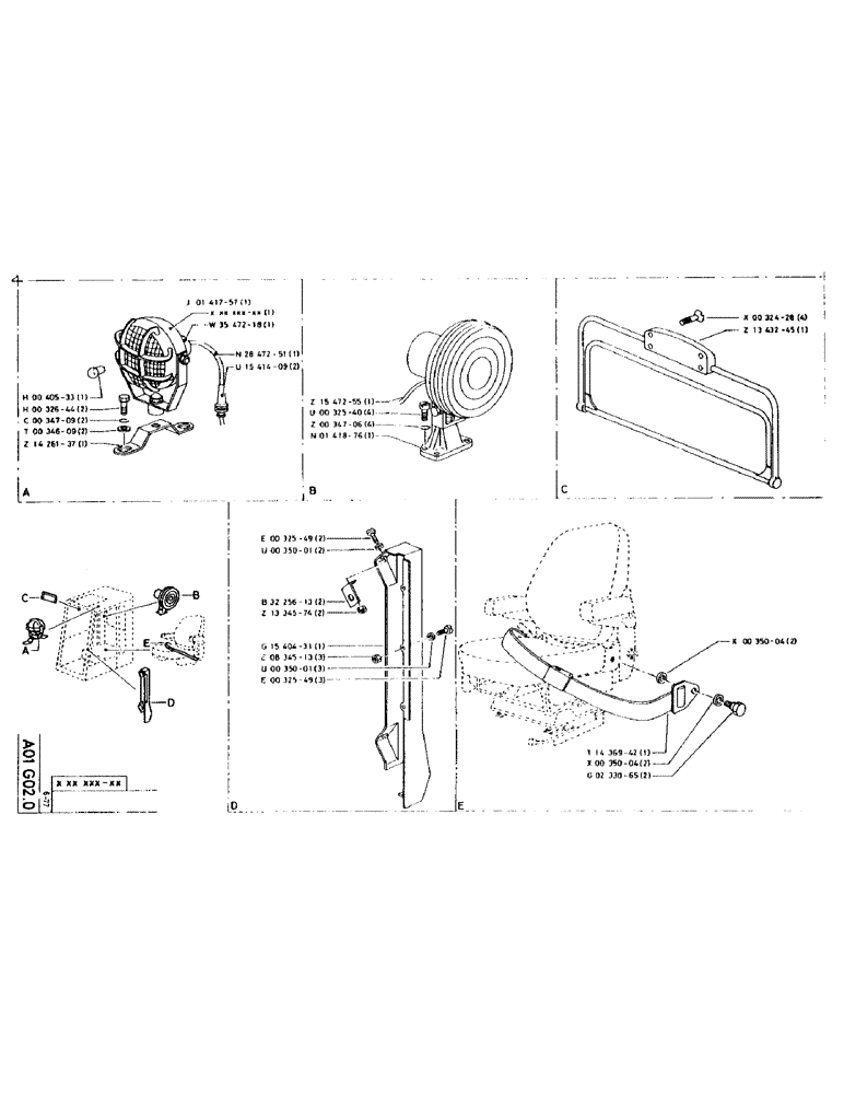 Схема запчастей Case 90CL - (003) - NO DESCRIPTION PROVIDED (05) - UPPERSTRUCTURE CHASSIS