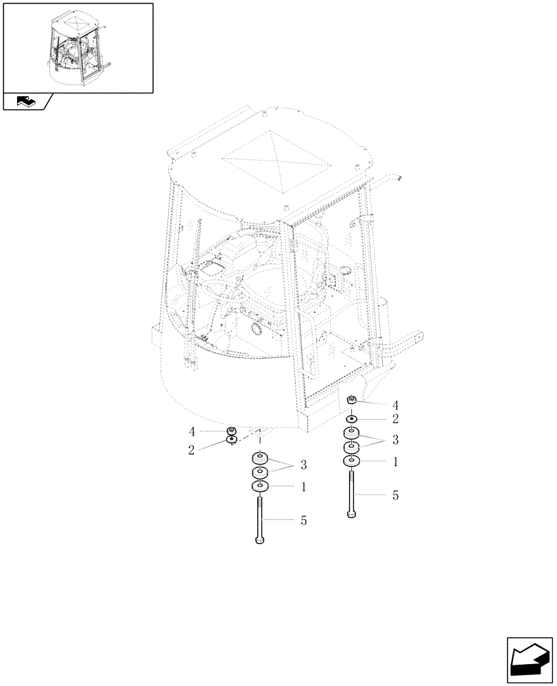 Схема запчастей Case 21E - (1.92.1) - CAB: MODULE ASSEMBLY (10) - OPERATORS PLATFORM