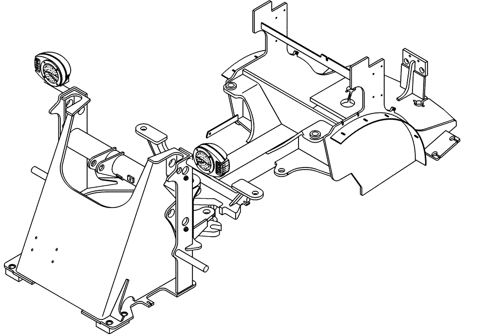 Схема запчастей Case 221D - (32.010[001]) - ELECTRICAL SYSTEM BASIC MACHINE COMPLETE (S/N 581101-UP) (55) - ELECTRICAL SYSTEMS