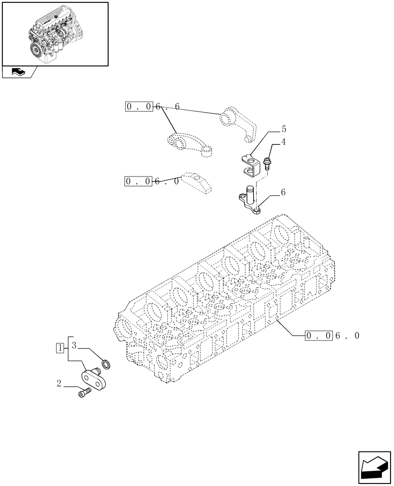 Схема запчастей Case F3BE0684N E904 - (0.37.0) - ENGINE EXHAUST BRAKE (504053957) 