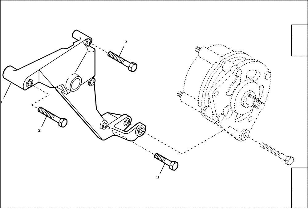 Схема запчастей Case 321D - (95.044[2984895001]) - BRACKET (10) - ENGINE