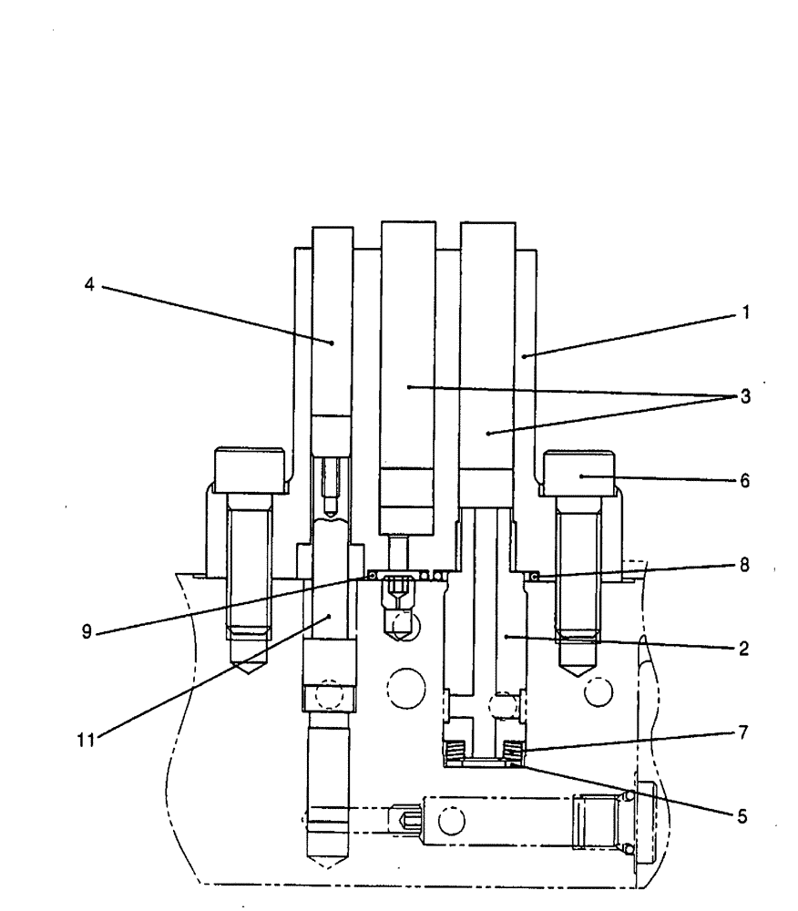 Схема запчастей Case CX50B - (08-034) - PISTON ASSEMBLY ELECTRICAL AND HYDRAULIC COMPONENTS