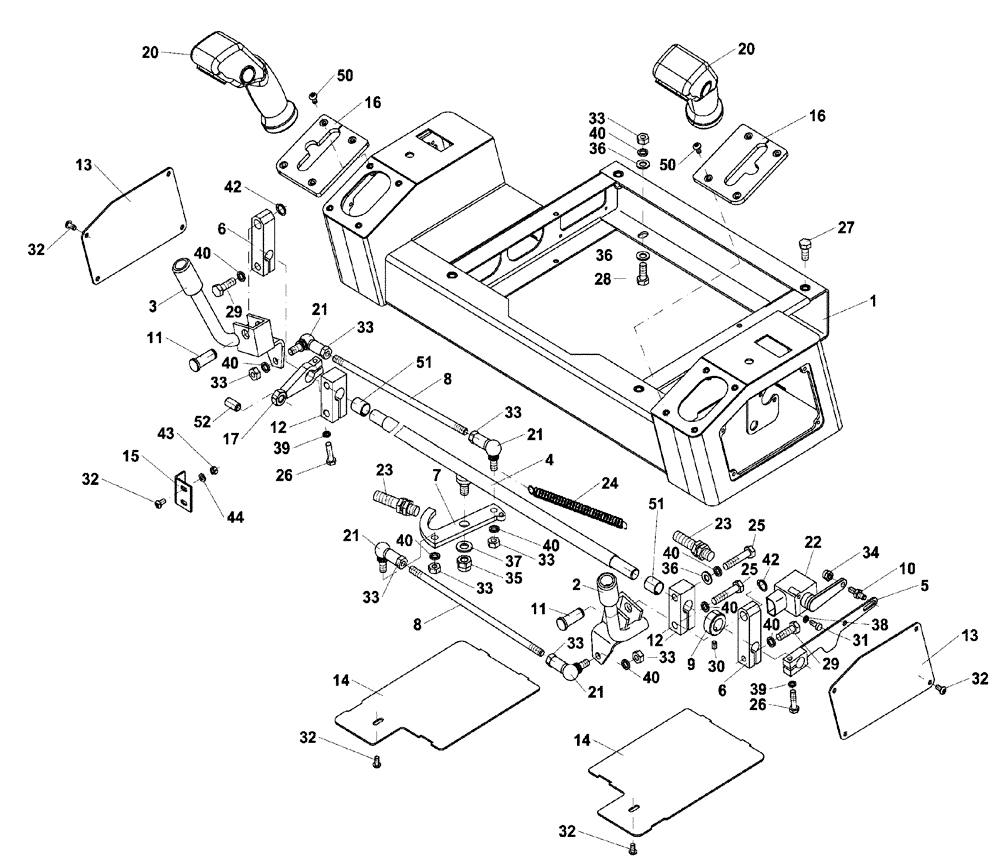 Схема запчастей Case DV213 - (35.470.01) - TRAVEL CONTROL (GROUP 185-1-ND126019) (35) - HYDRAULIC SYSTEMS