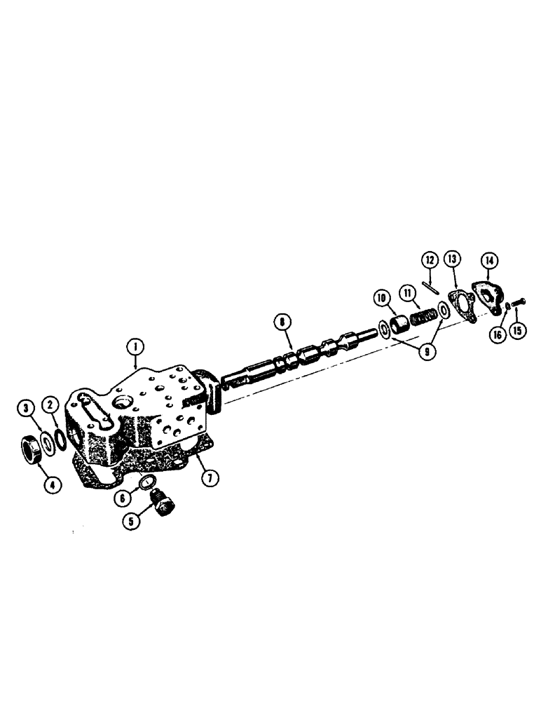 Схема запчастей Case 430CK - (112[1]) - PARTS FOR A35618 CONTROL VALVE 