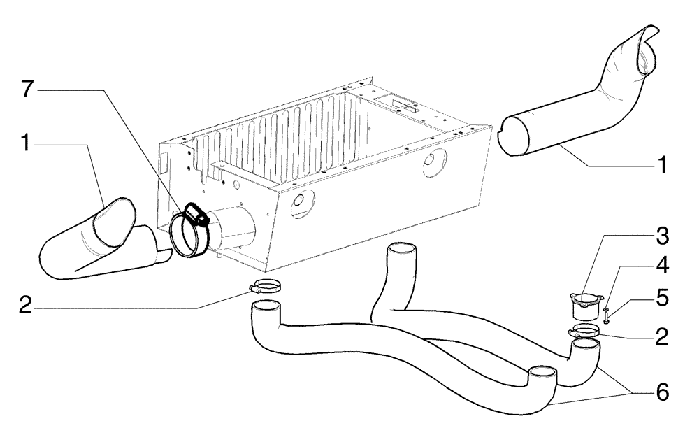 Схема запчастей Case 885B - (09-50[01]) - CAB, AIR CONDITIONER DUCTS (09) - CHASSIS/ATTACHMENTS