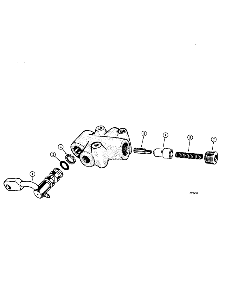 Схема запчастей Case W10E - (138[1]) - CLUTCH CONTROL VALVE (08) - HYDRAULICS