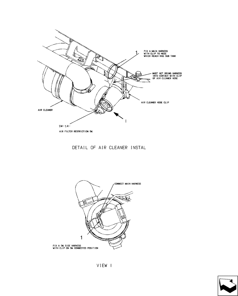 Схема запчастей Case CX17B - (01-047) - HARNESS ASSY (55) - ELECTRICAL SYSTEMS