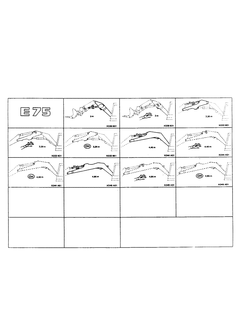 Схема запчастей Case 75P - (0-20) - E75 (00) - PICTORIAL INDEX