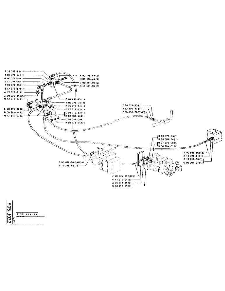 Схема запчастей Case 75P - (070) - PILOT CIRCUIT (07) - HYDRAULIC SYSTEM