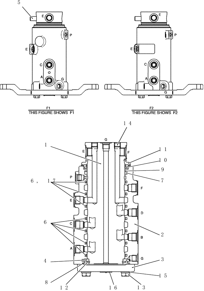 Схема запчастей Case CX31B - (HC930-01) - JOINT ASSY, SWIVEL (00) - GENERAL & PICTORIAL INDEX