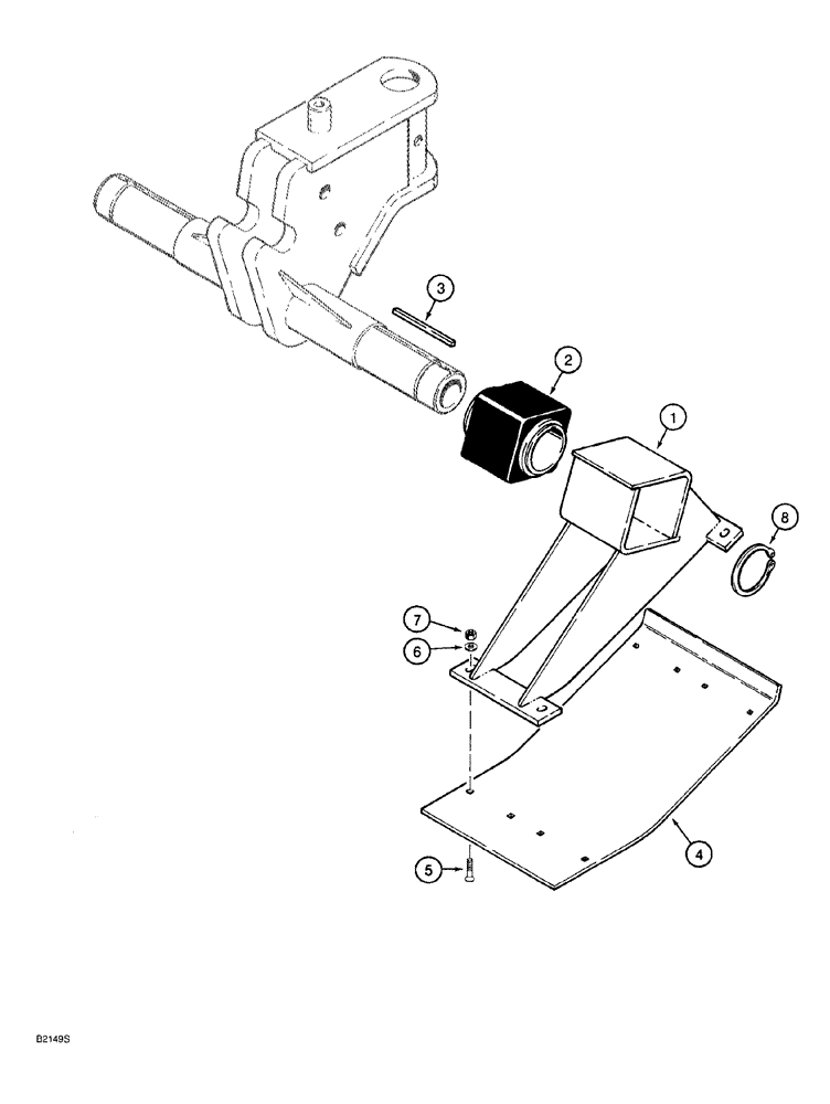 Схема запчастей Case 760 - (09-130) - PLOW SKID SHOES (89) - TOOLS