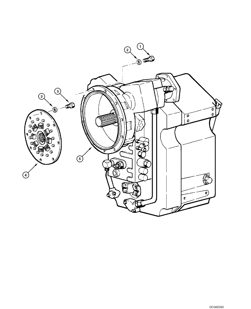 Схема запчастей Case 885 - (06.01[00]) - TRANSMISSION AND COUPLING (06) - POWER TRAIN