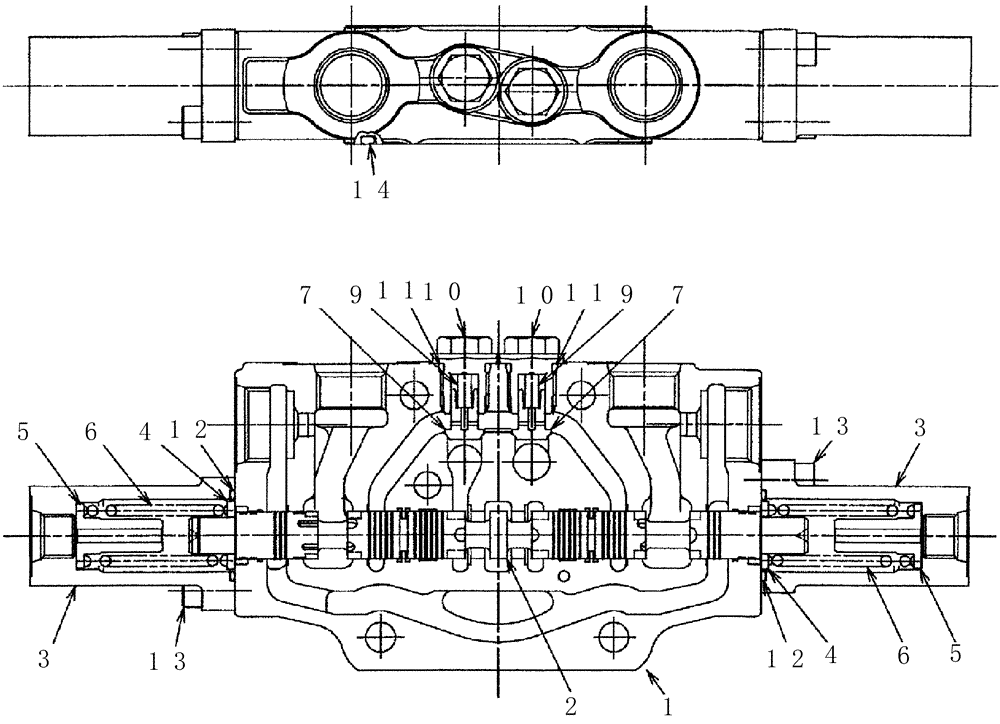 Схема запчастей Case CX31B - (HC005-01) - VALVE ASSY, CONTROL (ARM) (00) - GENERAL & PICTORIAL INDEX