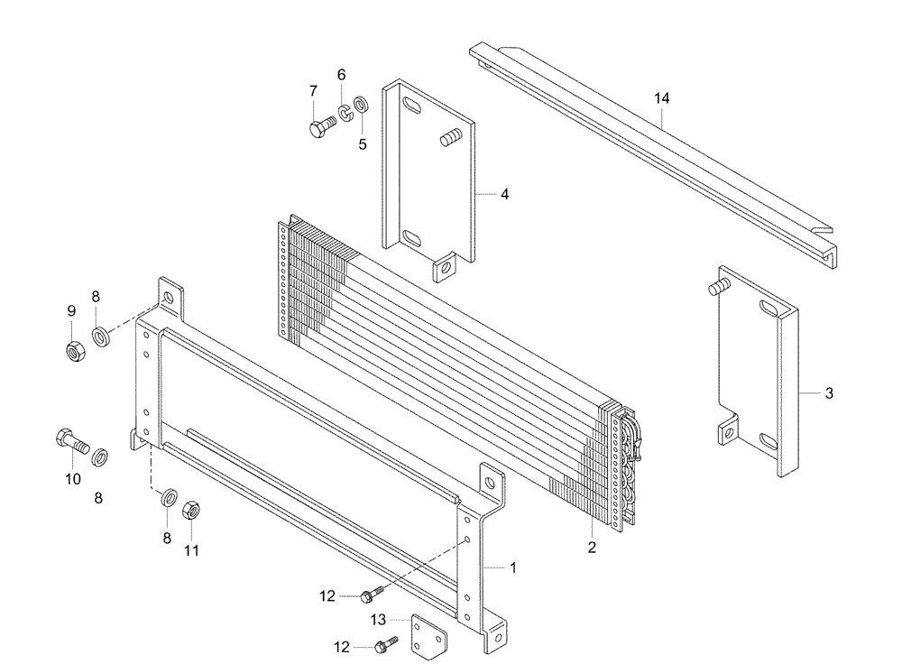 Схема запчастей Case 325 - (5.665[02A]) - AIR CONDITIONING (10) - Cab/Cowlings