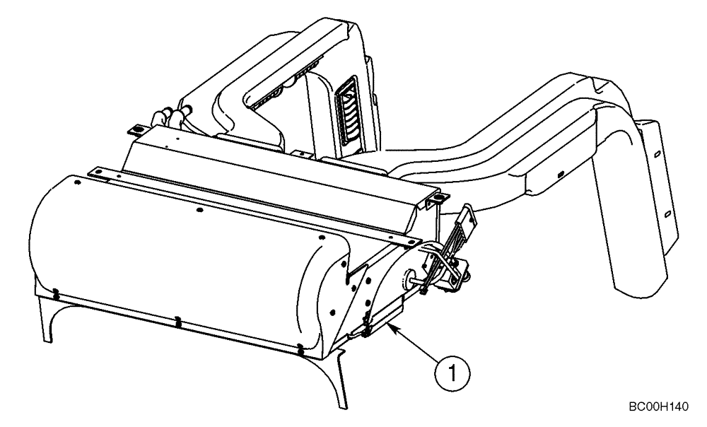 Схема запчастей Case 95XT - (09-37A) - AIR CONDITIONING SYSTEM (09) - CHASSIS