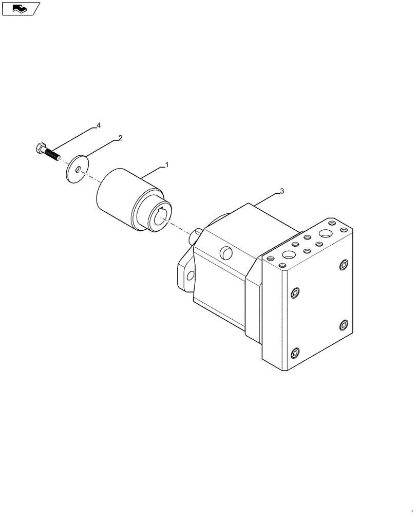 Схема запчастей Case SV211 - (35.106.AD[02]) - MOTOR, HYDRAULIC (35) - HYDRAULIC SYSTEMS