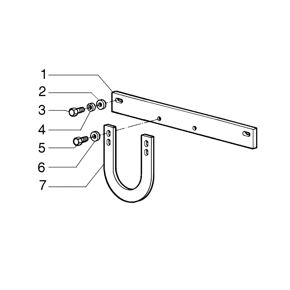 Схема запчастей Case 845B - (09-05[02]) - PROPELLER SHAFTS GUARD - (TORQUE CONVERTER) (09) - CHASSIS/ATTACHMENTS