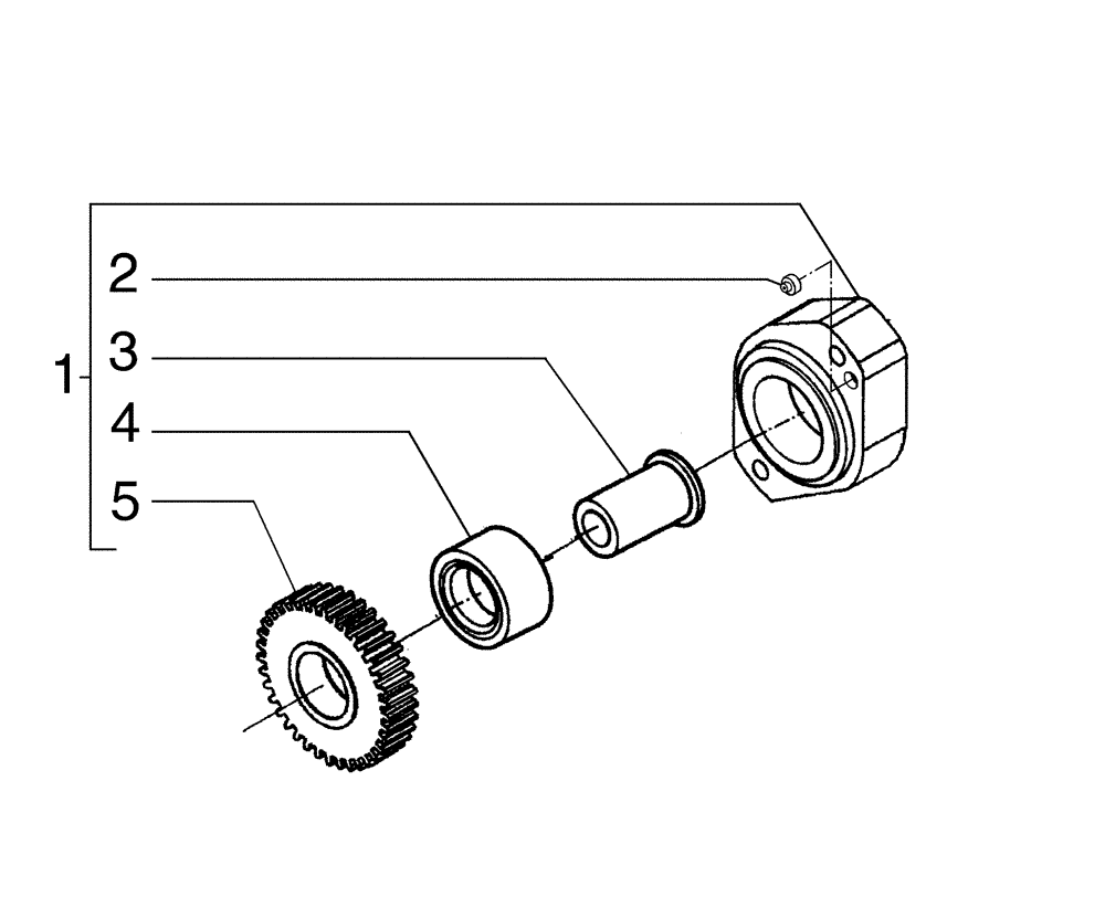 Схема запчастей Case 885B AWD - (02-30[01]) - PUMP DRIVE GEAR (02) - ENGINE