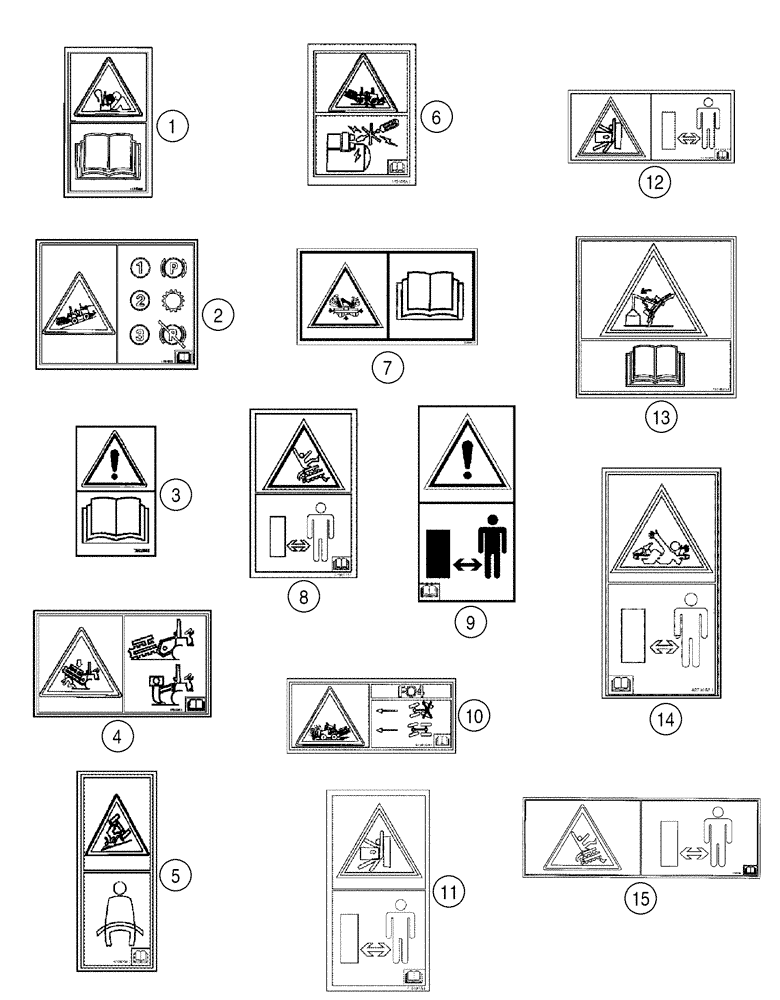 Схема запчастей Case 960 - (09-61) - DECALS (09) - CHASSIS