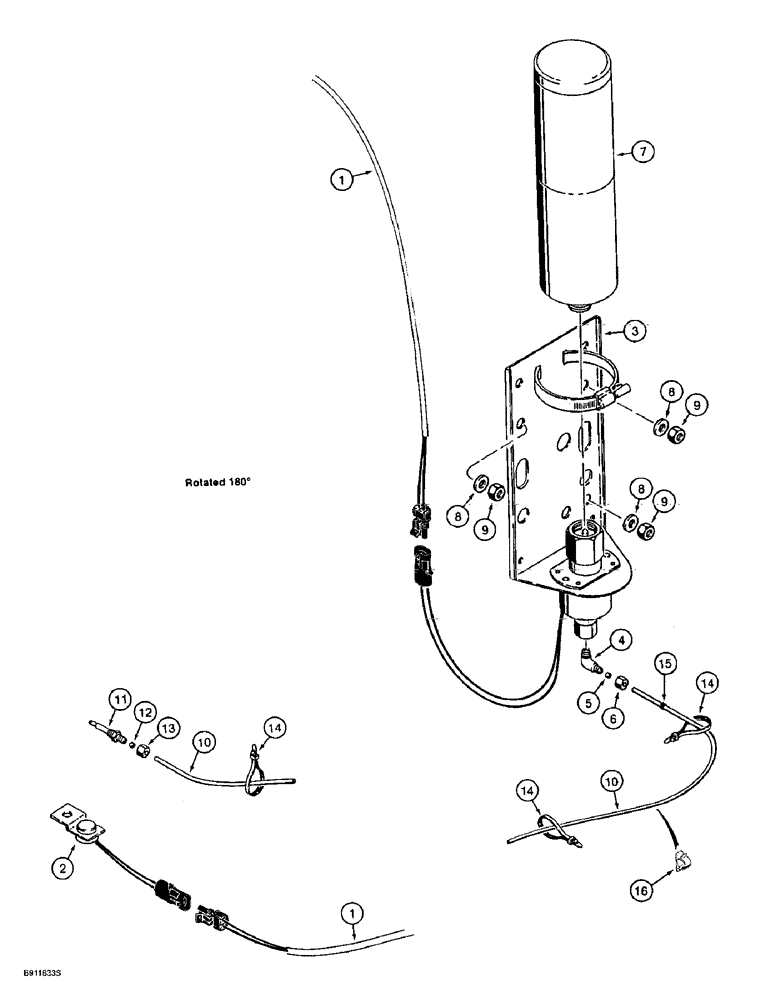 Схема запчастей Case 621B - (4-60) - COLD WEATHER STARTING SYSTEM (04) - ELECTRICAL SYSTEMS