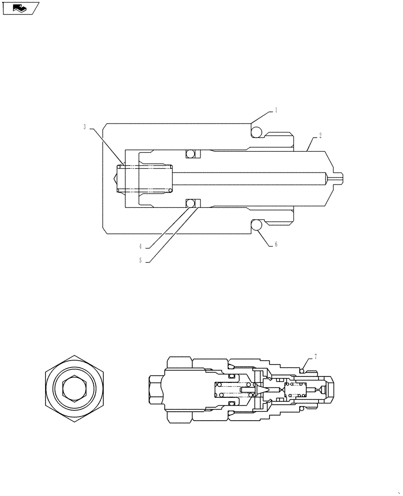 Схема запчастей Case CX55BMSR - (01-018[09]) - VALVE INSTALL (35) - HYDRAULIC SYSTEMS