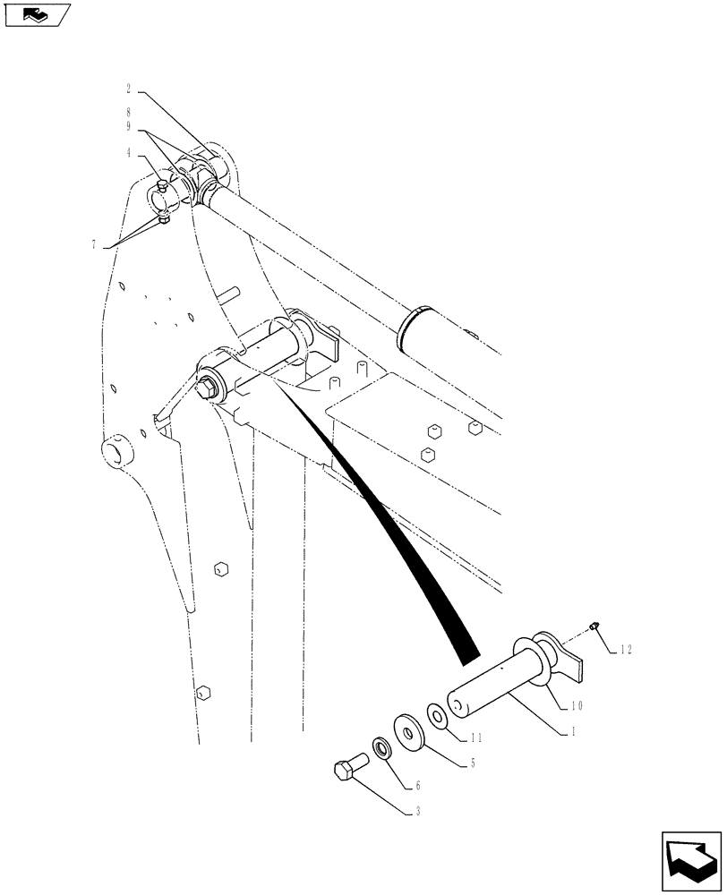 Схема запчастей Case CX55BMSR - (03-018[00]) - ARM INSTALL (84) - BOOMS, DIPPERS & BUCKETS