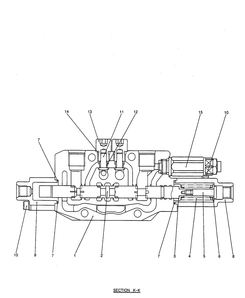 Схема запчастей Case CX50B - (08-013) - VALVE ASSEMBLY, CONTROL (BUCKET) ELECTRICAL AND HYDRAULIC COMPONENTS