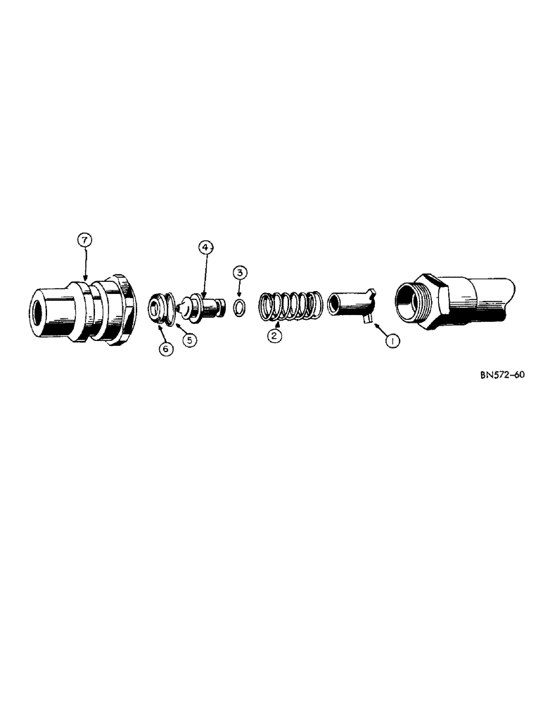 Схема запчастей Case 420B - (120[1]) - 4025AA BREAK-AWAY, SELF SEALING COUPLING, MALE (07) - HYDRAULIC SYSTEM