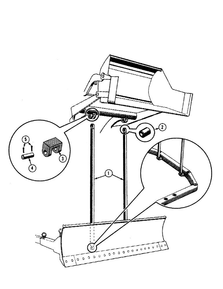 Схема запчастей Case 310 - (134) - LOADER - DOZER (05) - UPPERSTRUCTURE CHASSIS