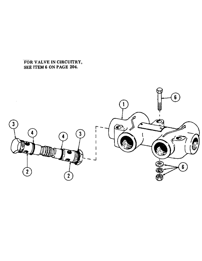 Схема запчастей Case 40 - (240) - LEVELER CHECK VALVE (35) - HYDRAULIC SYSTEMS