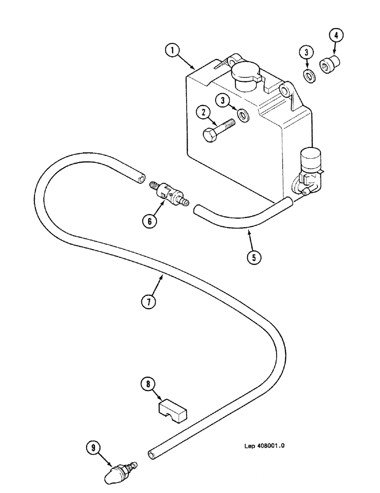 Схема запчастей Case 688C - (4-28) - WINDSHIELD WASHER, (XXXXX-) (06) - ELECTRICAL SYSTEMS