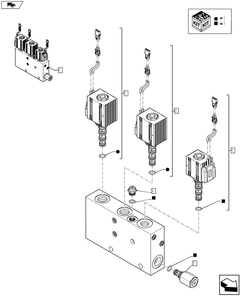 Схема запчастей Case 580SN WT - (35.726.23) - VALVE, DUAL COUPLER - LOADER AÌTOOL AND BACKHOE (35) - HYDRAULIC SYSTEMS