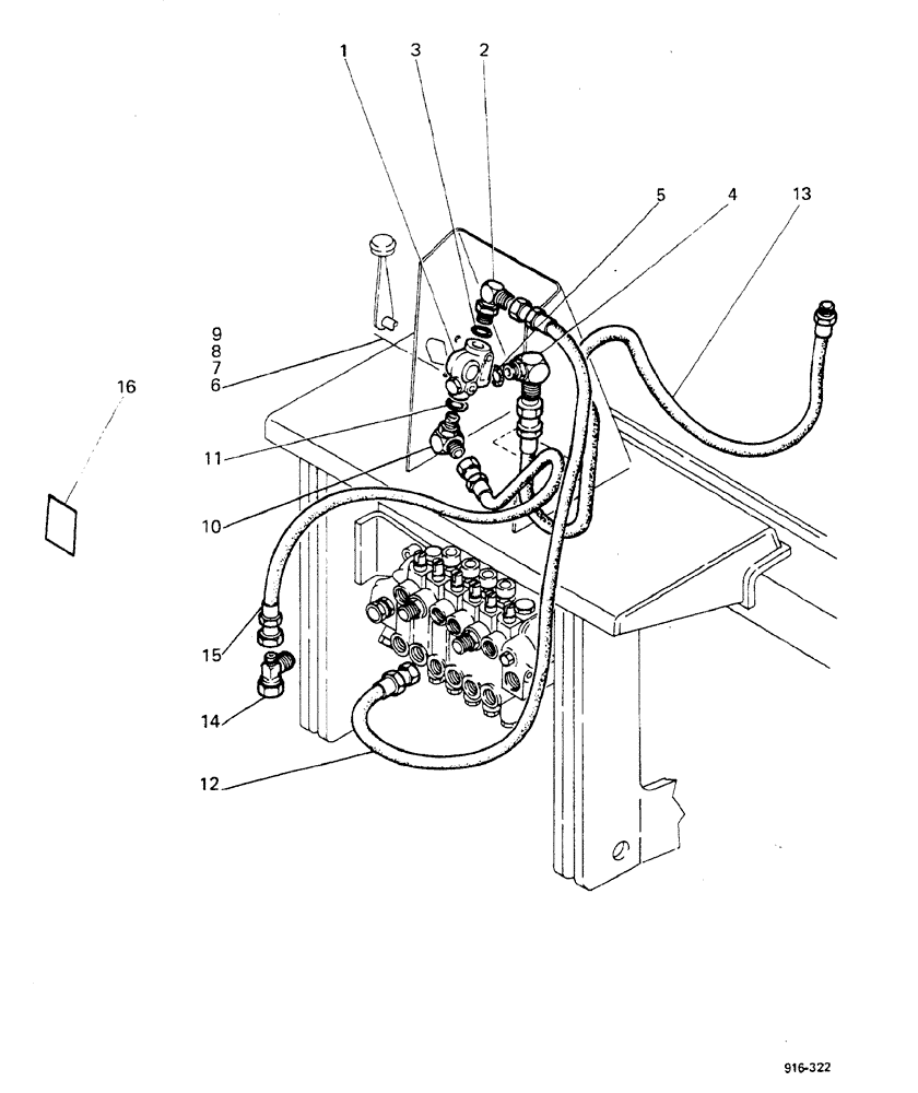 Схема запчастей Case 580F - (232) - SIDE SHIFT BACKHOE, BOOM LOCK HYDRAULICS SYSTEM (35) - HYDRAULIC SYSTEMS