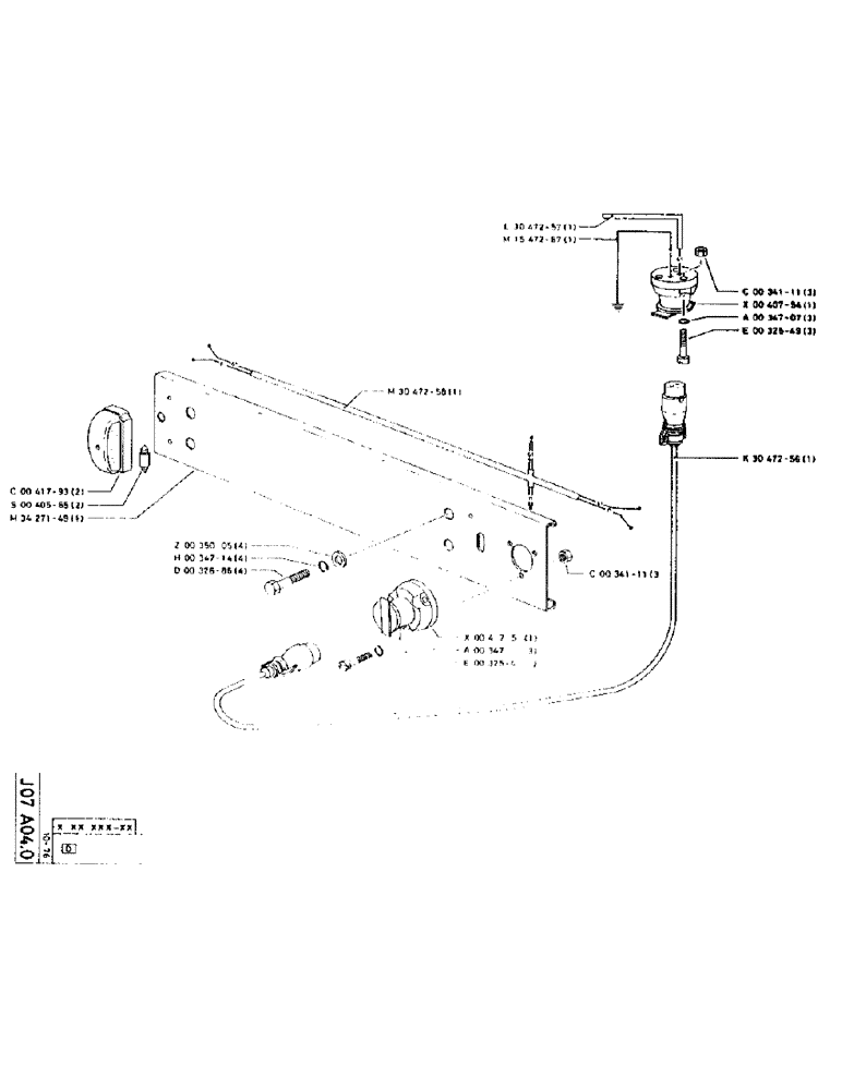 Схема запчастей Case 75P - (141) - NO DESCRIPTION PROVIDED (07) - HYDRAULIC SYSTEM