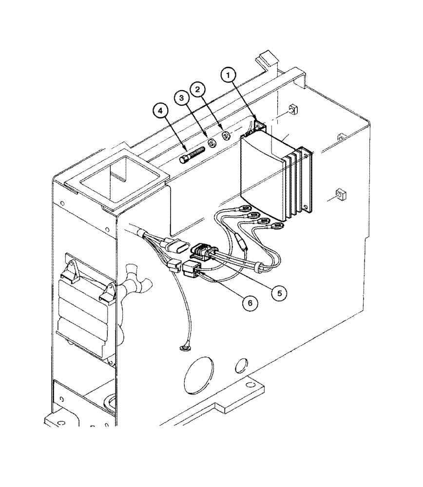 Схема запчастей Case 865 DHP - (4-034) - ELECTRIC SYSTEM - VOLTAGE CONVERTER (04) - ELECTRICAL SYSTEMS