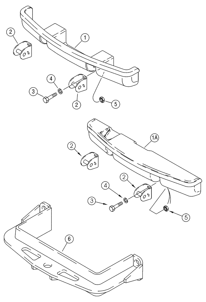 Схема запчастей Case 75XT - (09-28) - COUNTERWEIGHTS - DRAWBAR (09) - CHASSIS