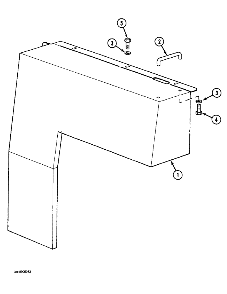 Схема запчастей Case 1088 - (9C-4) - VALVE PANEL COVER (09) - CHASSIS/ATTACHMENTS