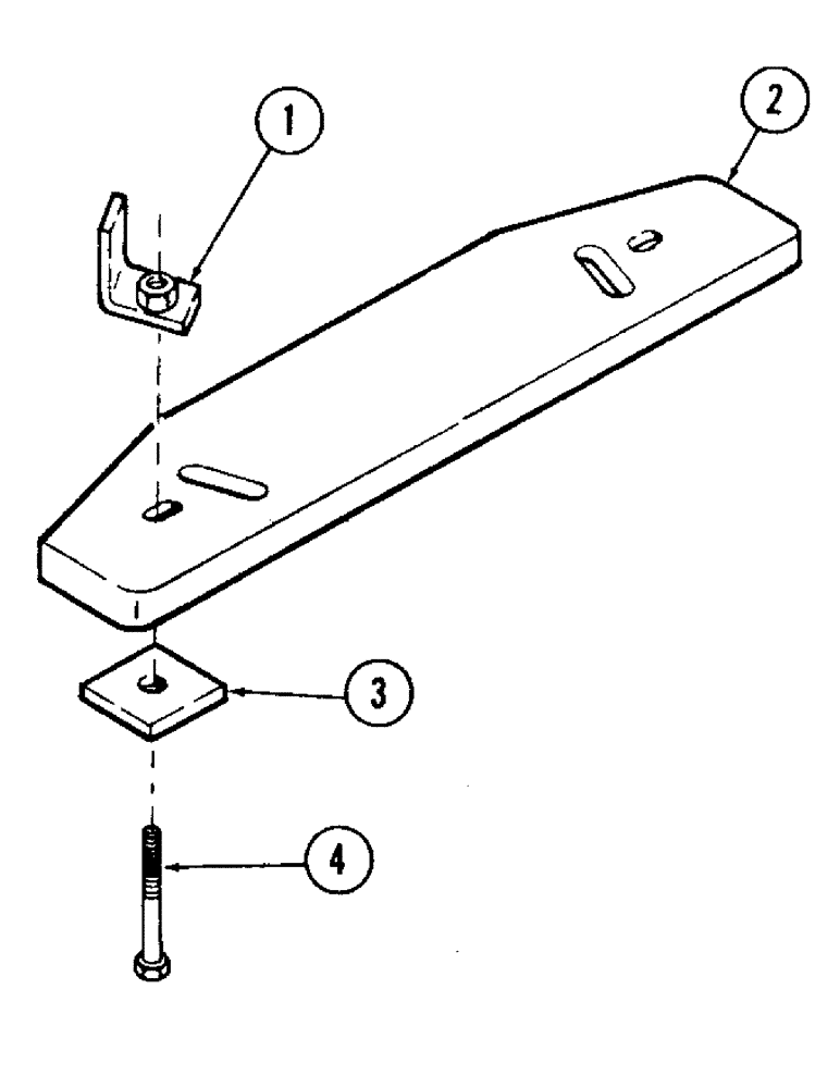 Схема запчастей Case 35 - (244) - OPTIONAL AUXILIARY COUNTERWEIGHT ATTACHMENT (88) - ACCESSORIES