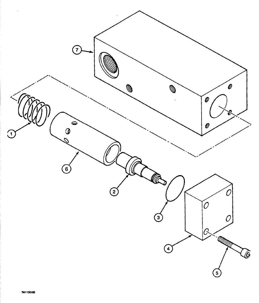 Схема запчастей Case 688 - (8-024) - THERMOSTAT-CONTROLLED VALVE (08) - HYDRAULICS