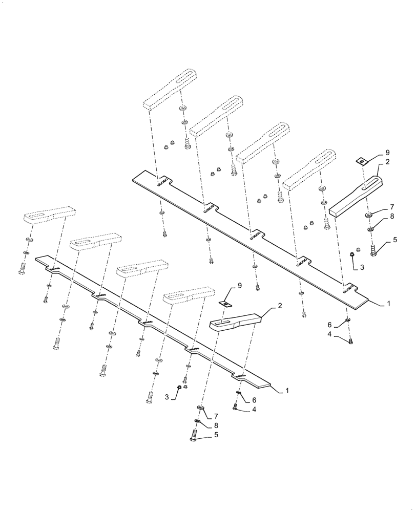 Схема запчастей Case SV212 - (39.100.28[02]) - SCRAPER, SMOOTH DRUM - NARROW VERSION (39) - FRAMES AND BALLASTING