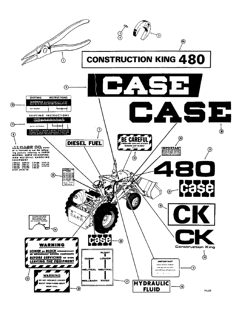 Схема запчастей Case 26 - (088) - TOOLS 