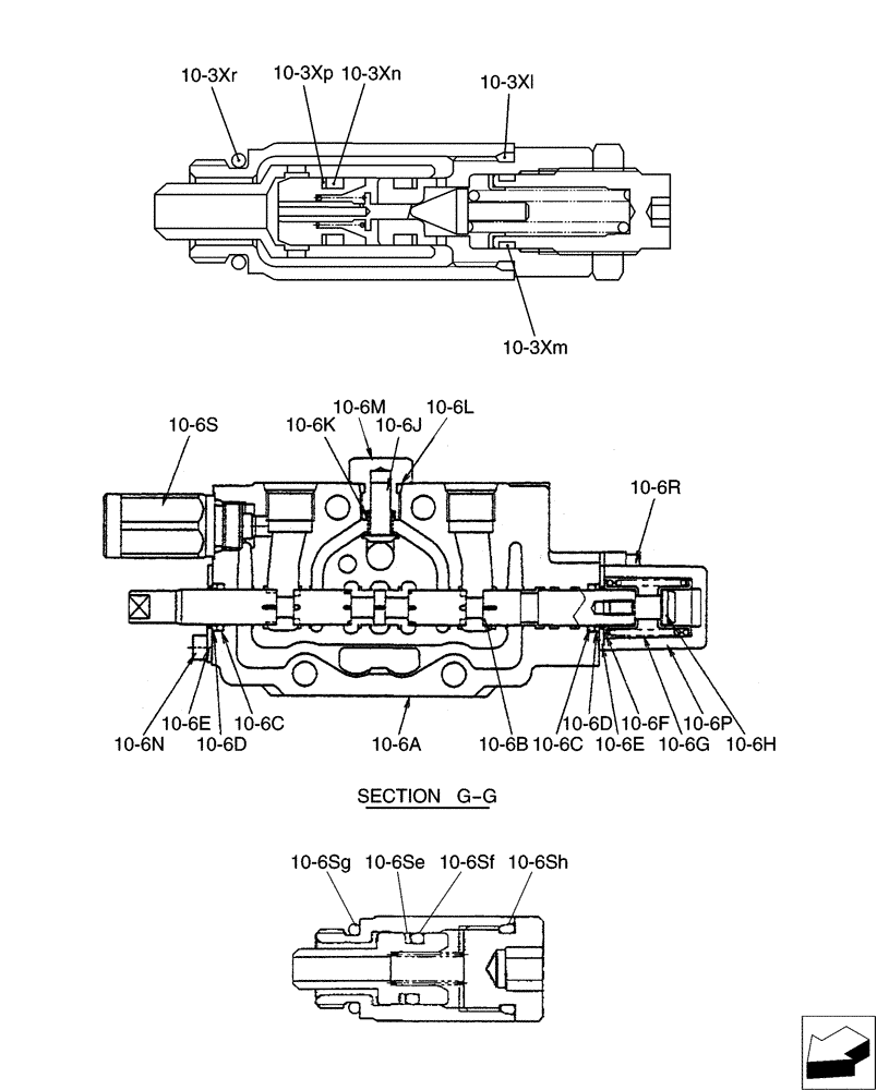 Схема запчастей Case CX31B - (01-028[05]) - VALVE INSTAL (35) - HYDRAULIC SYSTEMS