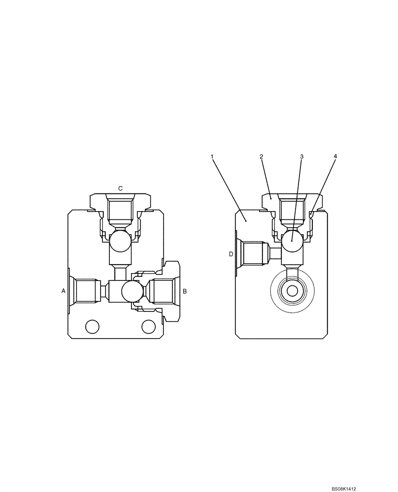 Схема запчастей Case CX50B - (07-018) - VALVE ASSY, SHUTTLE (PH26V00001F1) ELECTRICAL AND HYDRAULIC COMPONENTS