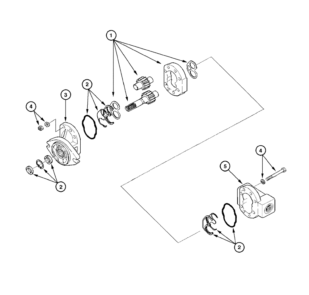 Схема запчастей Case 865 DHP - (8-062) - ENGINE COOLING - FAN HYDRAULIC PUMP (08) - HYDRAULICS