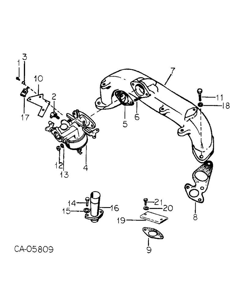 Схема запчастей Case 4130 - (12-09) - POWER, FUEL & EXHAUST SYSTEM - ENGINE, FOR 4130 LOADERS WITH (04) - Drive Train